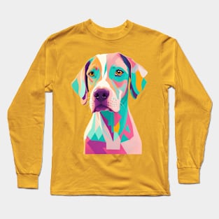 Abstract dog Long Sleeve T-Shirt